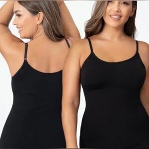 Shapermint Empetua Scoop Neck Black Cami Shapewear sz XL
